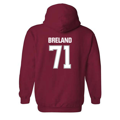 Troy - NCAA Football : Antwone Breland - Classic Shersey Hooded Sweatshirt-1