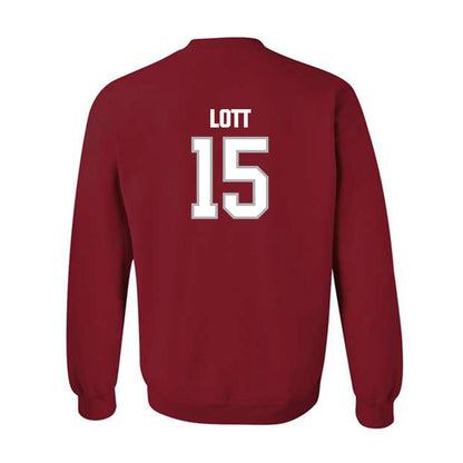 Troy - NCAA Football : TJ Lott - Classic Shersey Crewneck Sweatshirt-1
