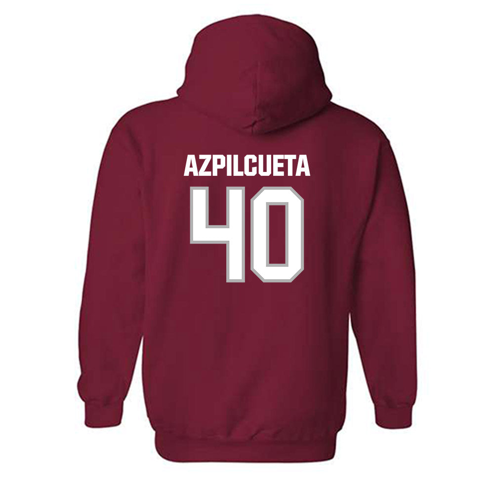 Troy - NCAA Baseball : Nico Azpilcueta - Classic Shersey Hooded Sweatshirt-1