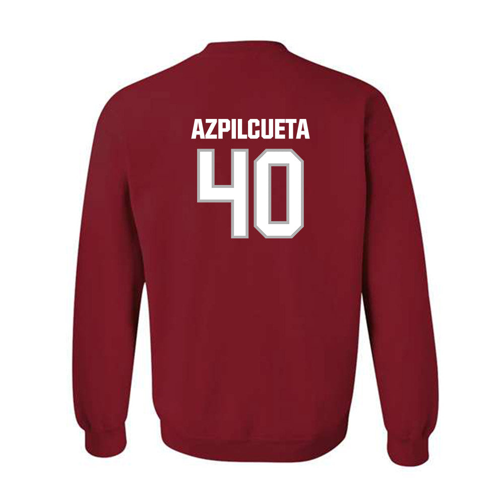 Troy - NCAA Baseball : Nico Azpilcueta - Classic Shersey Crewneck Sweatshirt-1