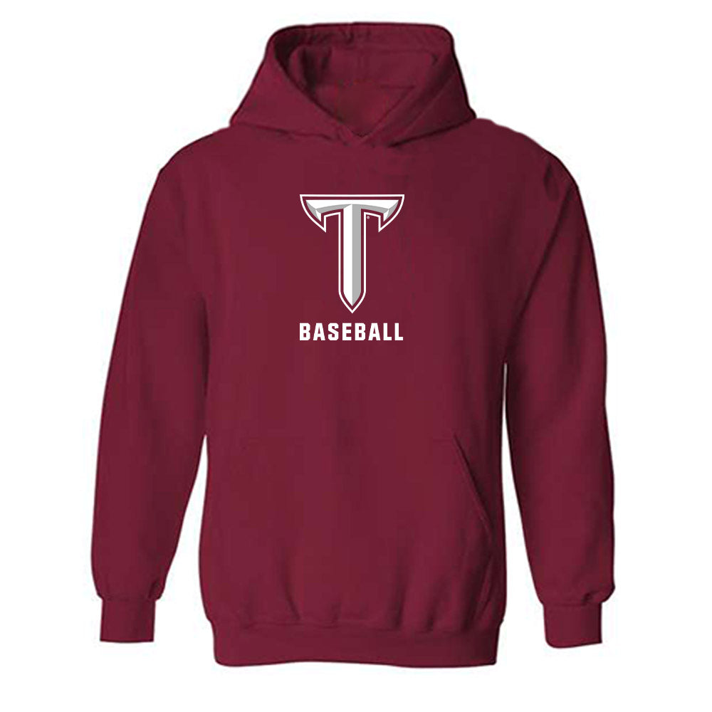 Troy - NCAA Baseball : Ty McGraw - Classic Shersey Hooded Sweatshirt-0