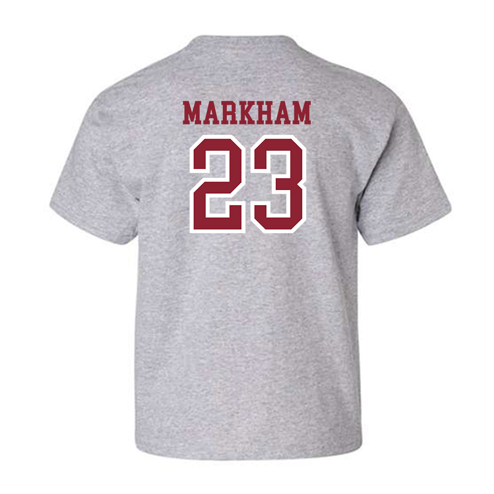 Troy - NCAA Baseball : Houston Markham - Generic Shersey Youth T-Shirt-1
