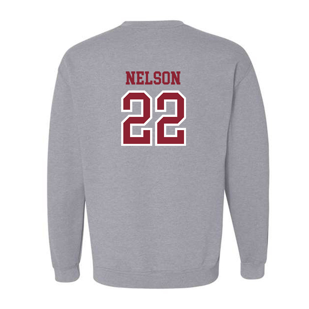 Troy - NCAA Baseball : Drew Nelson - Generic Shersey Crewneck Sweatshirt-1