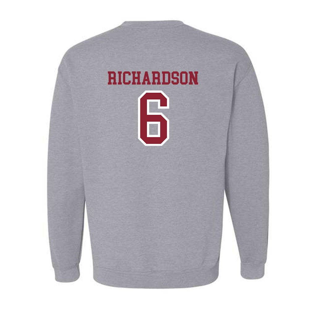 Troy - NCAA Baseball : Brady Richardson - Generic Shersey Crewneck Sweatshirt-1