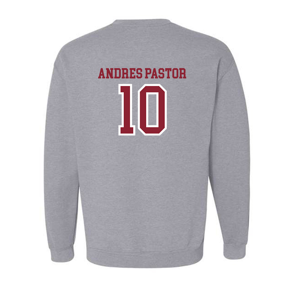 Troy - NCAA Men's Tennis : Yeray Andres Pastor - Generic Shersey Crewneck Sweatshirt-1