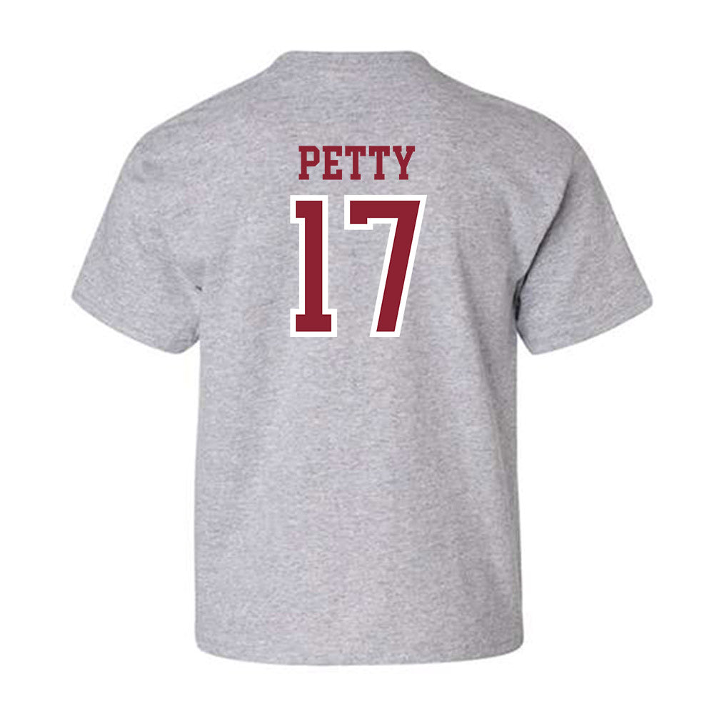 Troy - NCAA Football : Jace Petty - Generic Shersey Youth T-Shirt-1