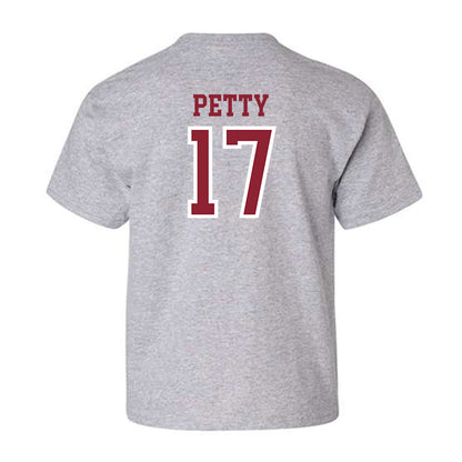 Troy - NCAA Football : Jace Petty - Generic Shersey Youth T-Shirt-1