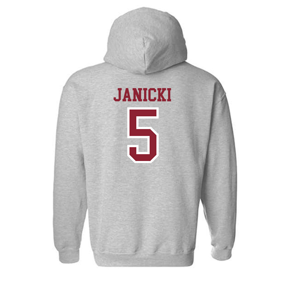 Troy - NCAA Baseball : James Janicki - Generic Shersey Hooded Sweatshirt-1