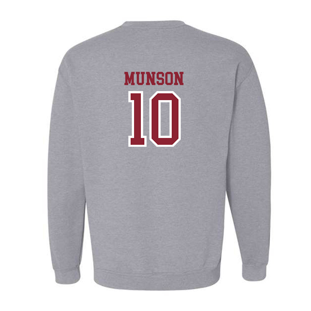 Troy - NCAA Softball : Kam Munson - Generic Shersey Crewneck Sweatshirt-1
