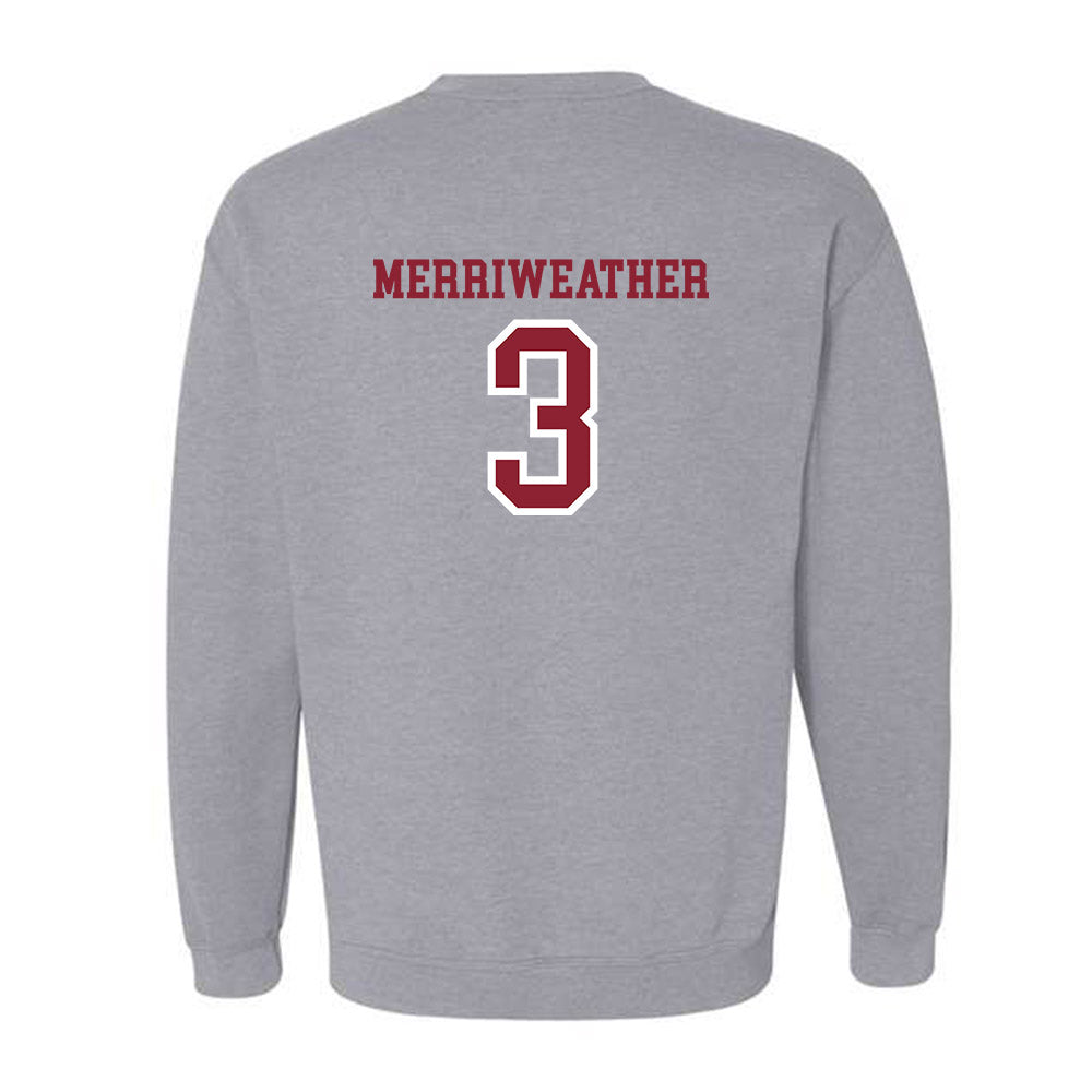 Troy - NCAA Football : Jaheim Merriweather - Generic Shersey Crewneck Sweatshirt-1