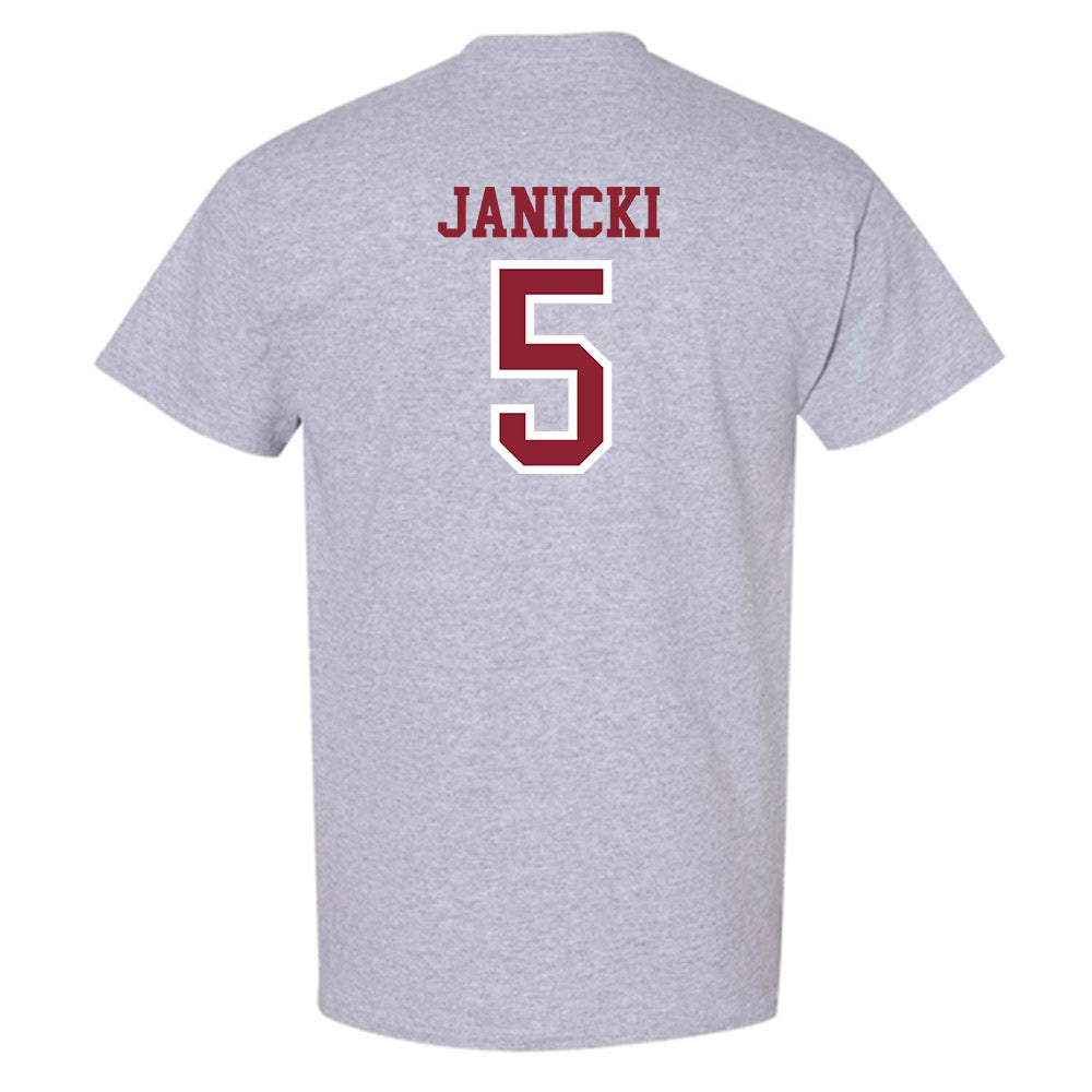 Troy - NCAA Baseball : James Janicki - Generic Shersey T-Shirt-1