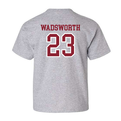 Troy - NCAA Men's Basketball : Tucker Wadsworth - Generic Shersey Youth T-Shirt-1