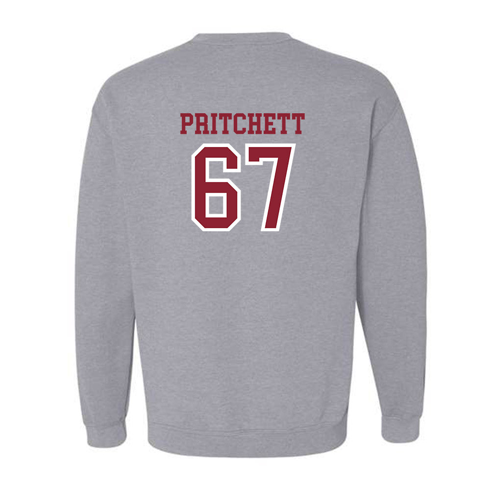 Troy - NCAA Football : Trinton Pritchett - Generic Shersey Crewneck Sweatshirt-1