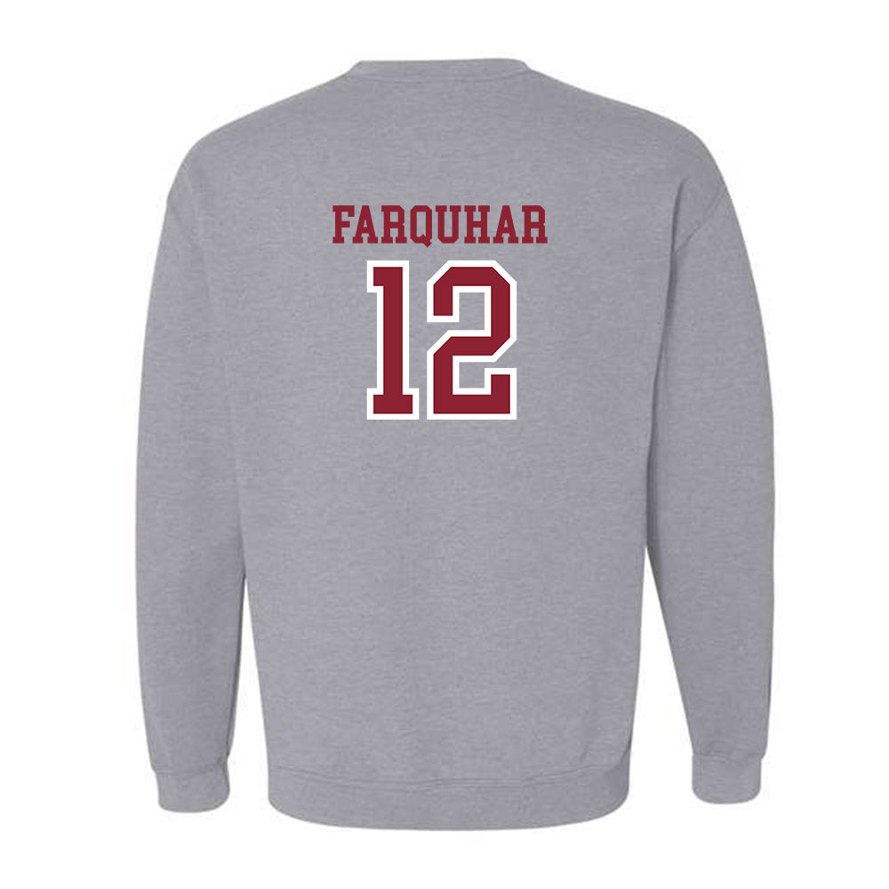 Troy - NCAA Baseball : Tate Farquhar - Generic Shersey Crewneck Sweatshirt-1
