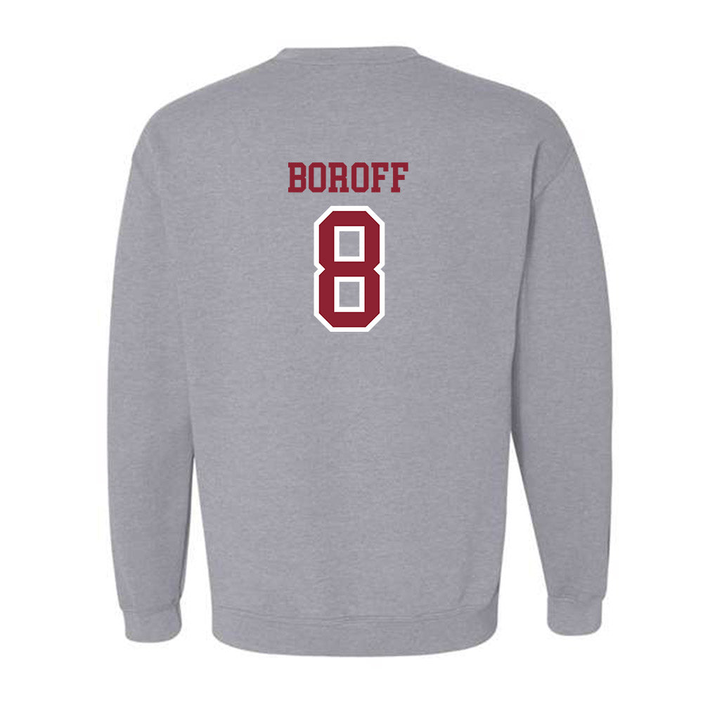 Troy - NCAA Baseball : Jabe Boroff - Generic Shersey Crewneck Sweatshirt-1