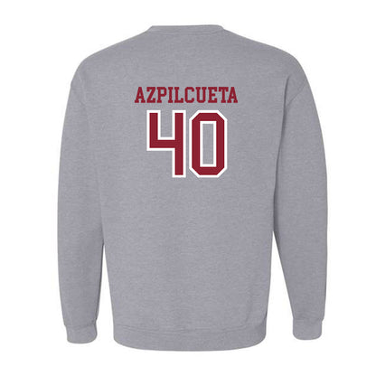Troy - NCAA Baseball : Nico Azpilcueta - Generic Shersey Crewneck Sweatshirt-1