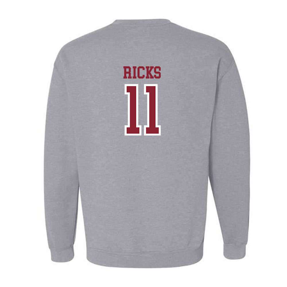 Troy - NCAA Softball : Kyye Ricks - Generic Shersey Crewneck Sweatshirt-1