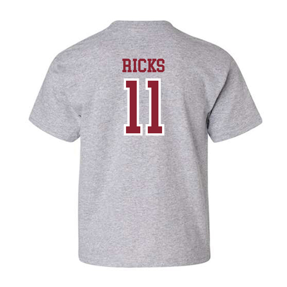 Troy - NCAA Softball : Kyye Ricks - Generic Shersey Youth T-Shirt-1