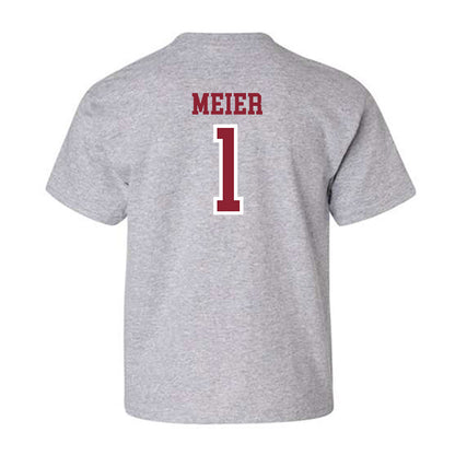 Troy - NCAA Baseball : Steven Meier - Generic Shersey Youth T-Shirt-1