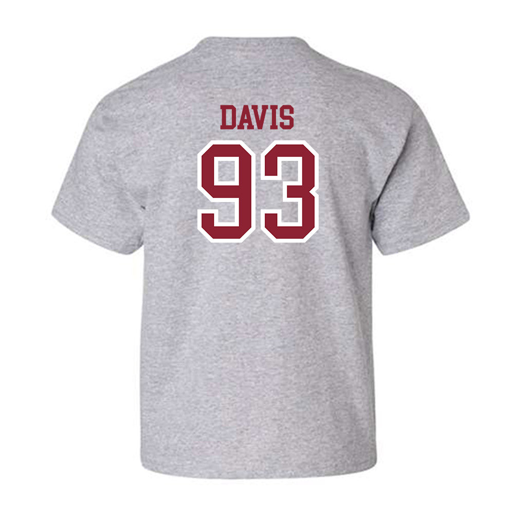 Troy - NCAA Football : RaKeem Davis - Generic Shersey Youth T-Shirt-1