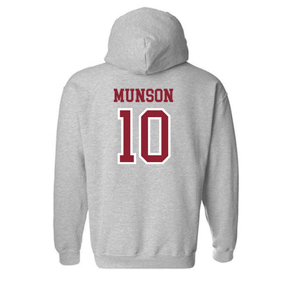 Troy - NCAA Softball : Kam Munson - Generic Shersey Hooded Sweatshirt-1