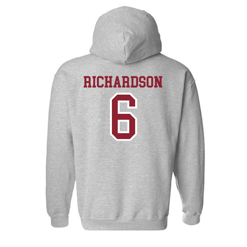 Troy - NCAA Baseball : Brady Richardson - Generic Shersey Hooded Sweatshirt-1