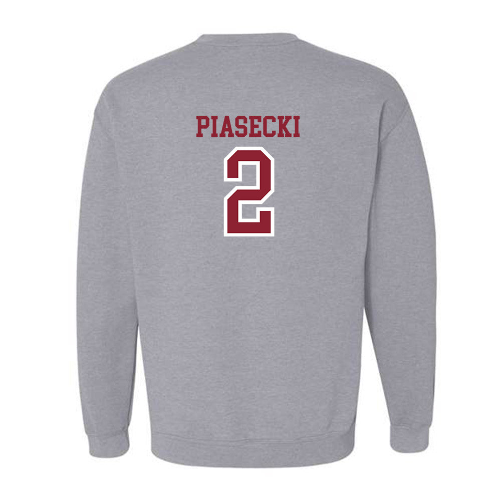 Troy - NCAA Baseball : Aaron Piasecki - Generic Shersey Crewneck Sweatshirt-1