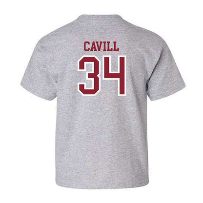 Troy - NCAA Baseball : Blake Cavill - Generic Shersey Youth T-Shirt-1