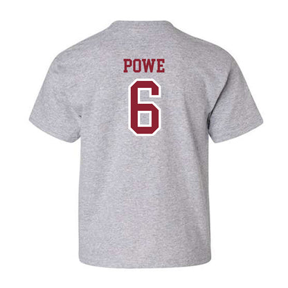 Troy - NCAA Football : Justin Powe - Generic Shersey Youth T-Shirt-1