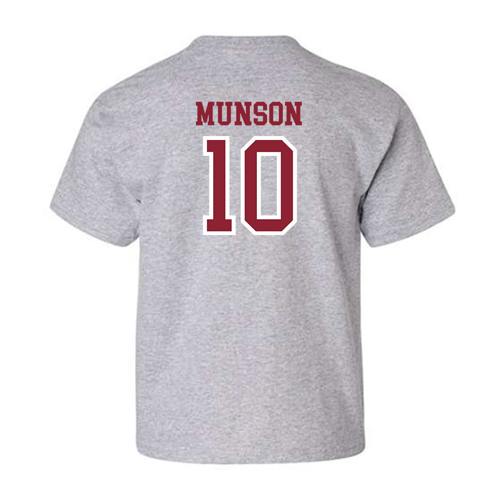 Troy - NCAA Softball : Kam Munson - Generic Shersey Youth T-Shirt-1