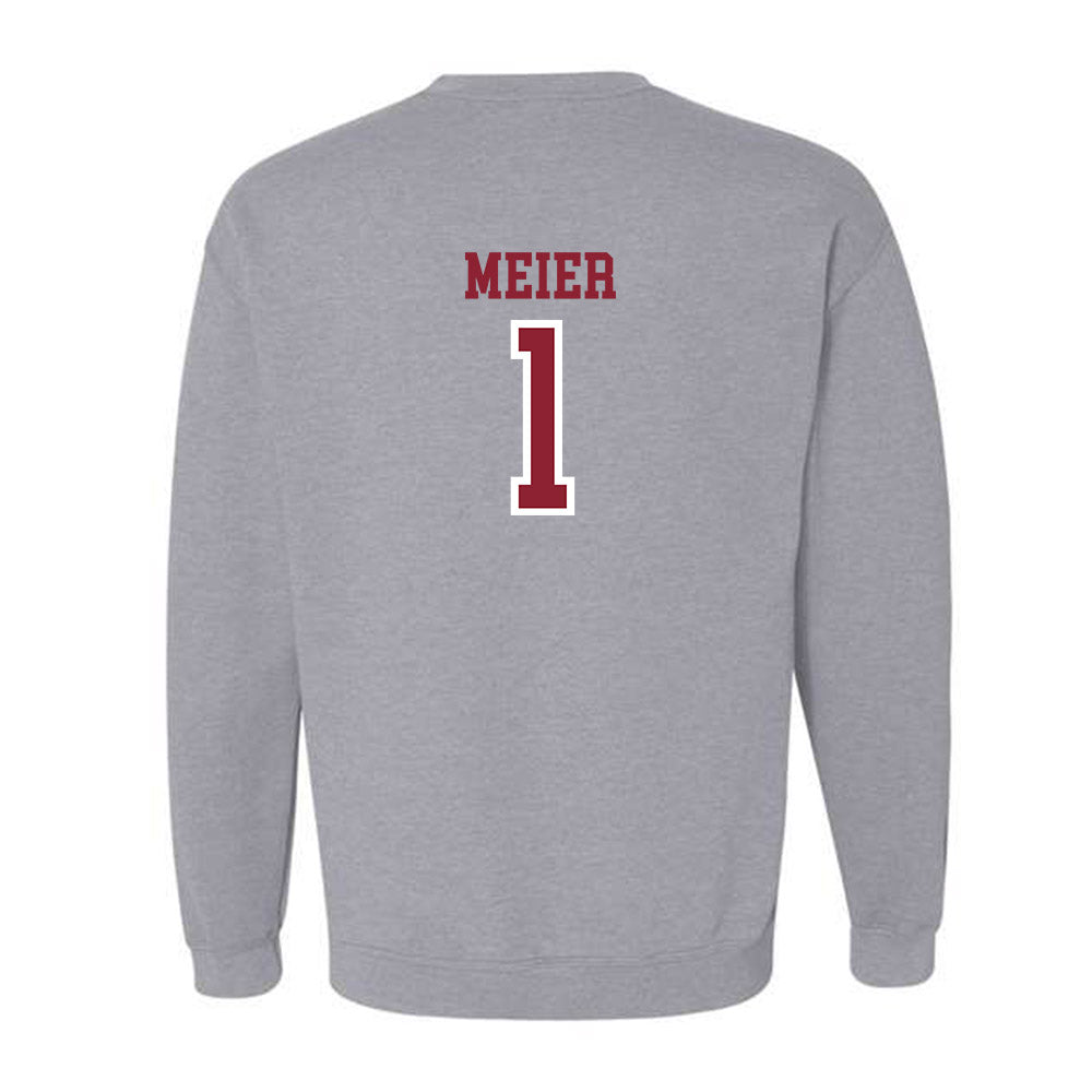 Troy - NCAA Baseball : Steven Meier - Generic Shersey Crewneck Sweatshirt-1