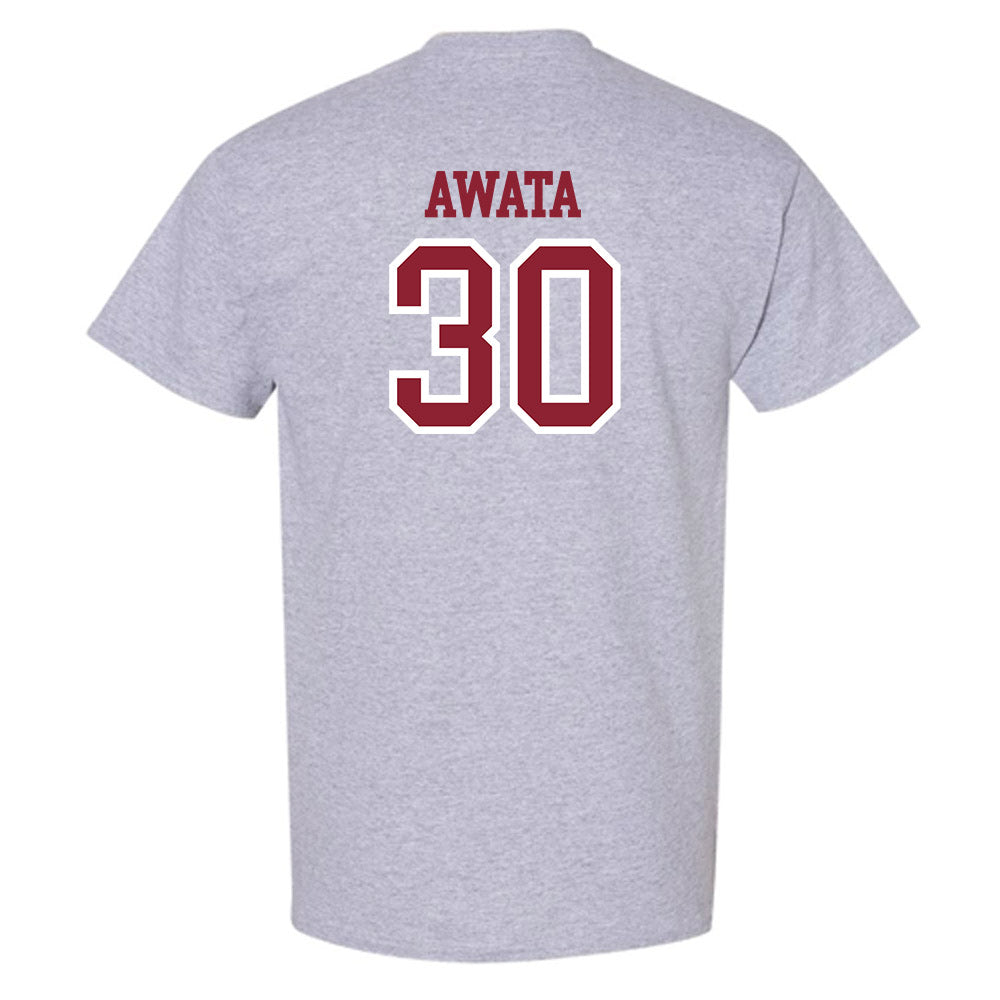Troy - NCAA Men's Basketball : Hikaru Awata - Generic Shersey T-Shirt-1