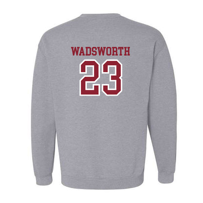 Troy - NCAA Men's Basketball : Tucker Wadsworth - Generic Shersey Crewneck Sweatshirt-1