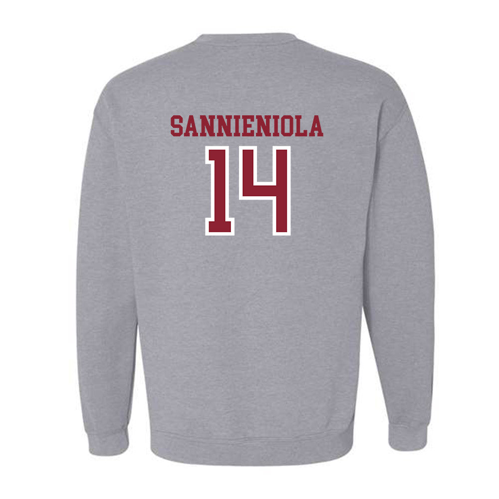Troy - NCAA Football : Steven Sannieniola - Generic Shersey Crewneck Sweatshirt-1