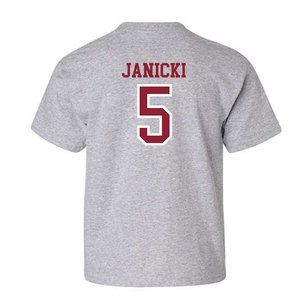 Troy - NCAA Baseball : James Janicki - Generic Shersey Youth T-Shirt-1