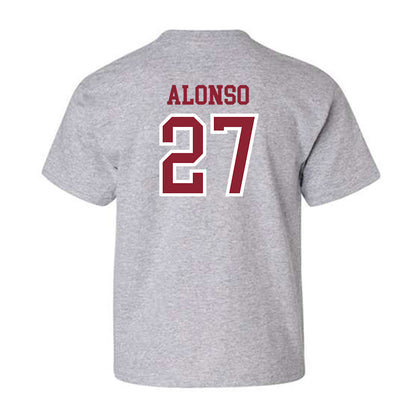 Troy - NCAA Baseball : Dylan Alonso - Generic Shersey Youth T-Shirt-1