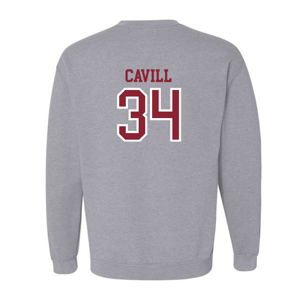 Troy - NCAA Baseball : Blake Cavill - Generic Shersey Crewneck Sweatshirt-1
