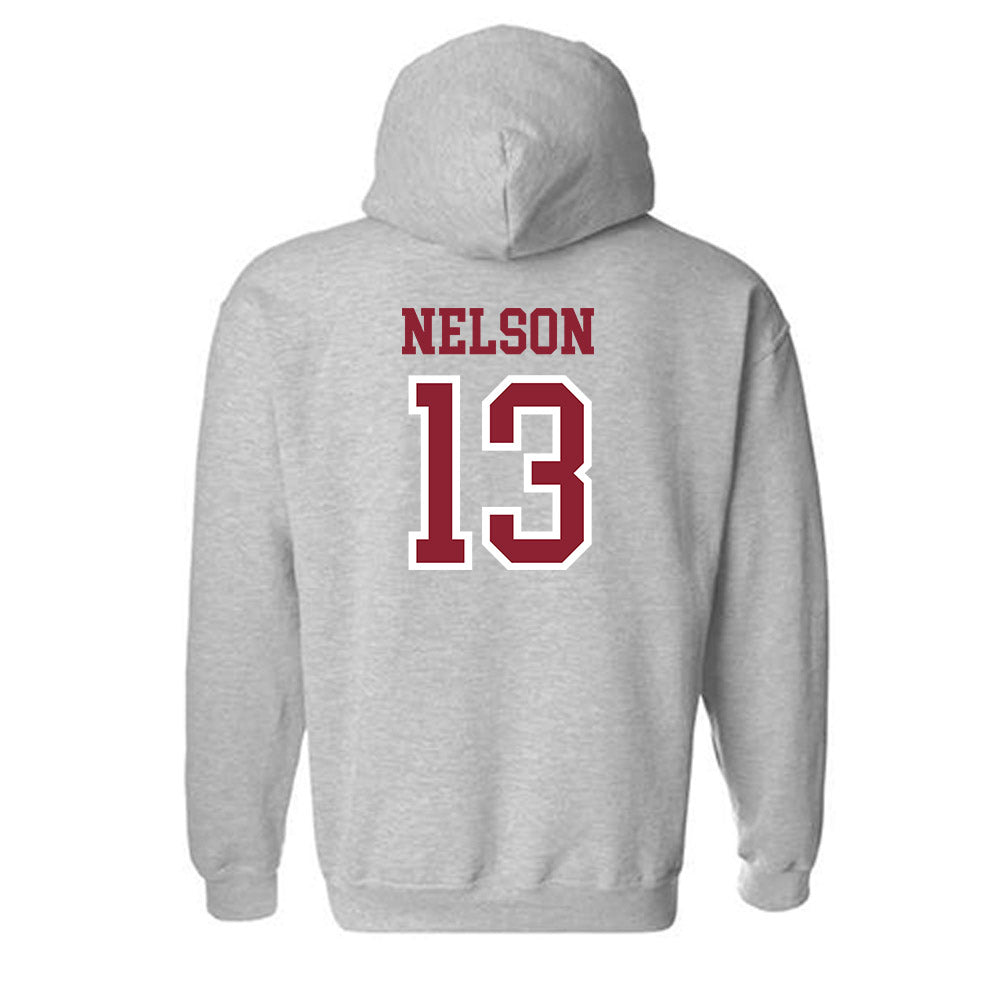 Troy - NCAA Football : Daivon Nelson - Generic Shersey Hooded Sweatshirt-1