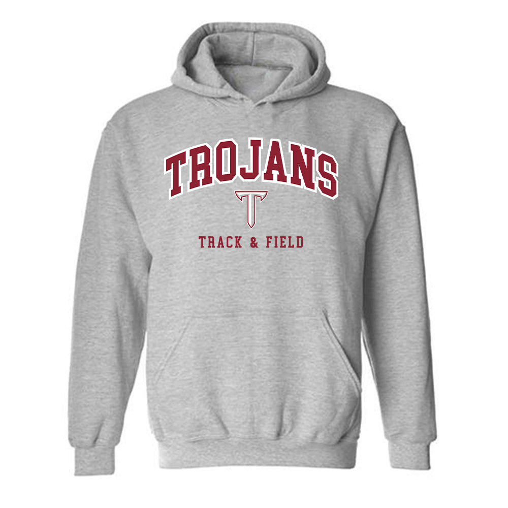 Troy - NCAA Men's Track & Field : Sam Megginson - Generic Shersey Hooded Sweatshirt-0