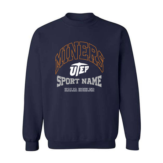 UTEP - NCAA Women's Volleyball : Kalia Kohler - Classic Fashion Shersey Crewneck Sweatshirt-0