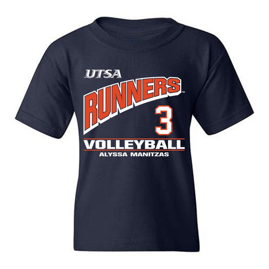 UTSA - NCAA Women's Volleyball : Alyssa Manitzas - Classic Fashion Shersey Youth T-Shirt-0