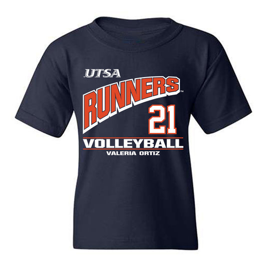 UTSA - NCAA Women's Volleyball : Valeria Ortiz - Classic Fashion Shersey Youth T-Shirt-0
