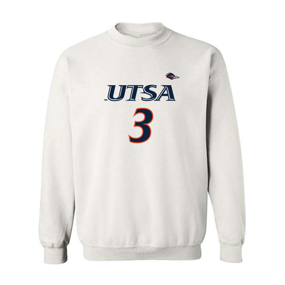 UTSA - NCAA Women's Volleyball : Alyssa Manitzas - Replica Shersey Crewneck Sweatshirt-0