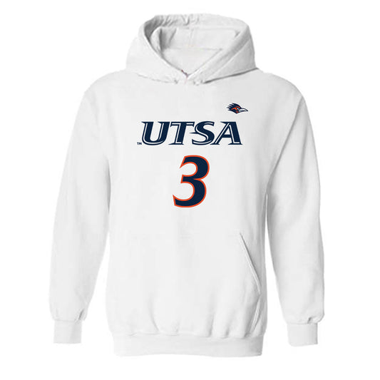 UTSA - NCAA Women's Volleyball : Alyssa Manitzas - Replica Shersey Hooded Sweatshirt-0