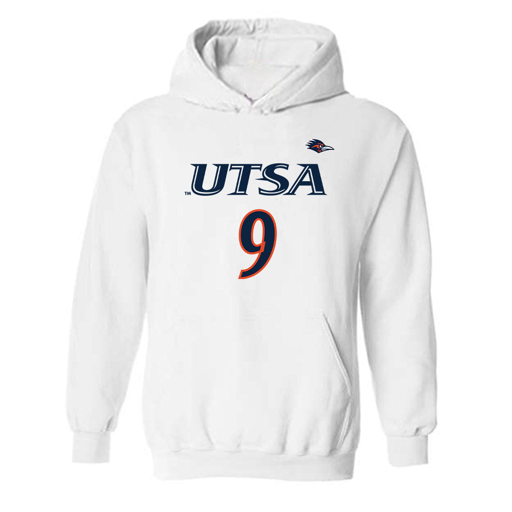 UTSA - NCAA Women's Volleyball : Giovanna Mason - Replica Shersey Hooded Sweatshirt-0
