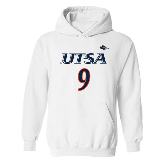 UTSA - NCAA Women's Volleyball : Giovanna Mason - Replica Shersey Hooded Sweatshirt-0