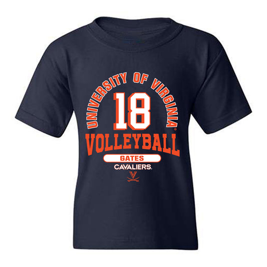 Virginia - NCAA Women's Volleyball : Skyler Gates - Classic Fashion Shersey Youth T-Shirt-0
