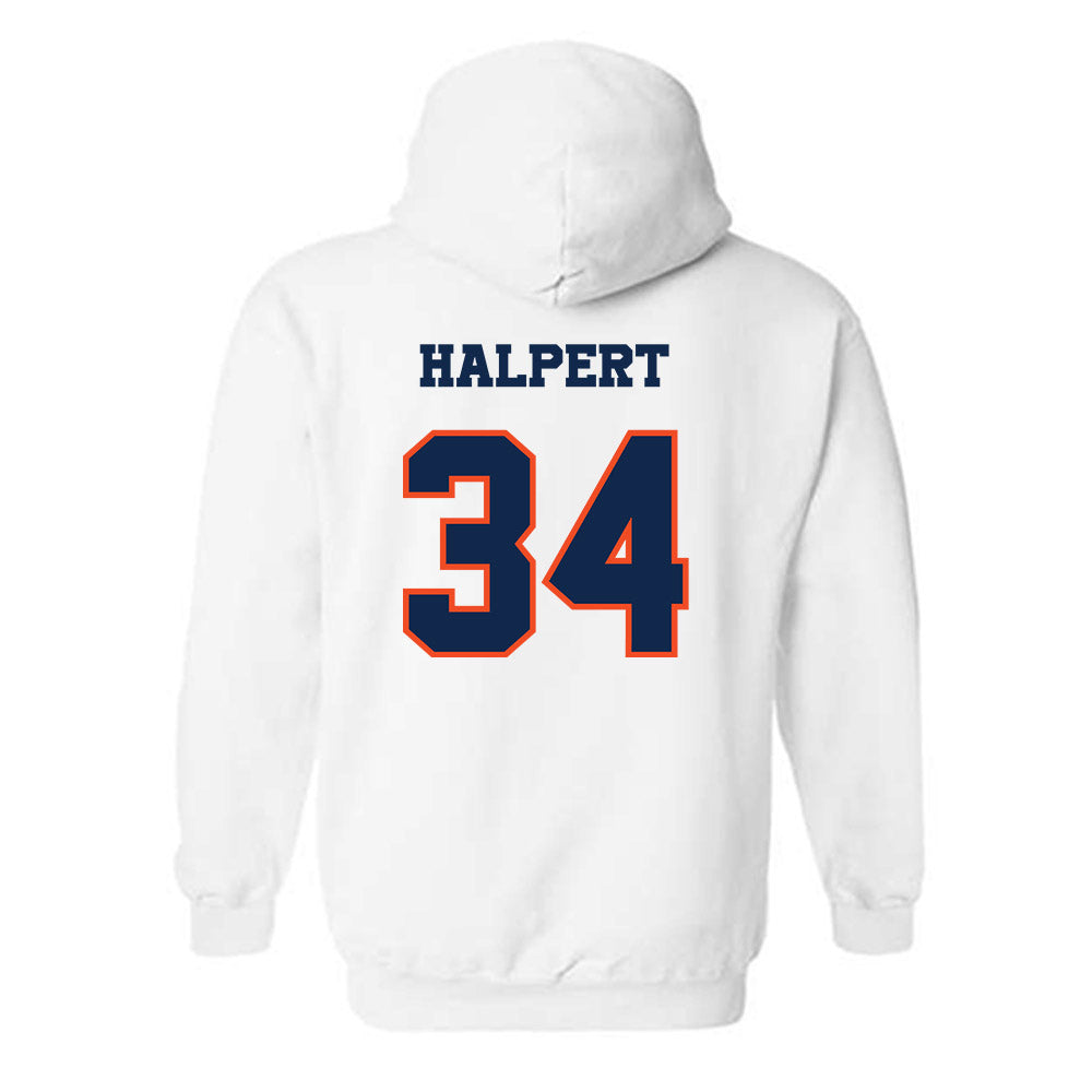 Virginia - NCAA Men's Lacrosse : Charlie Halpert - Classic Shersey Hooded Sweatshirt-1