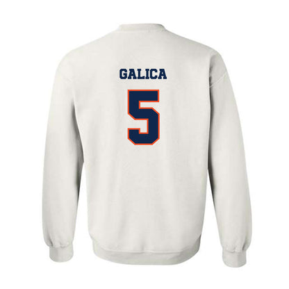 Virginia - NCAA Women's Lacrosse : Kate Galica - Classic Shersey Crewneck Sweatshirt-1