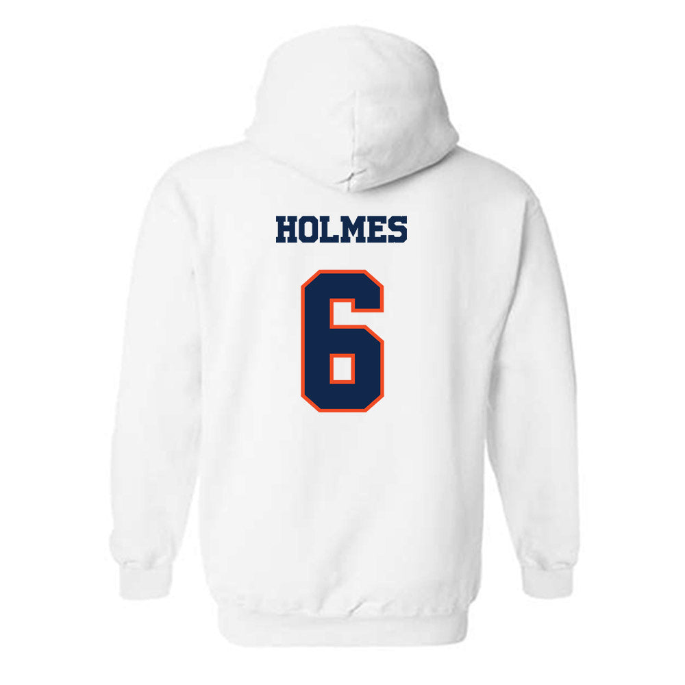 Virginia - NCAA Baseball : RJ Holmes - Classic Shersey Hooded Sweatshirt-1